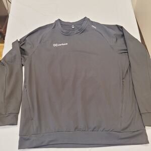 UNRL Sweatshirt XXL Black Crossover Crew Performance Athletic Pullover Stretch